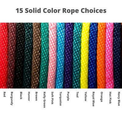 Personalized Embroidered Lead Rope for Horse - Choose from 30 colors and many other options! - image3